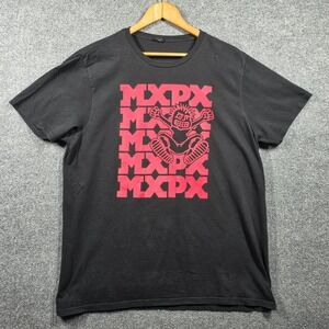 MxPx Shirt Mens Extra Large Pokinatcha Punk Band Graphic Concert Tee Distressed